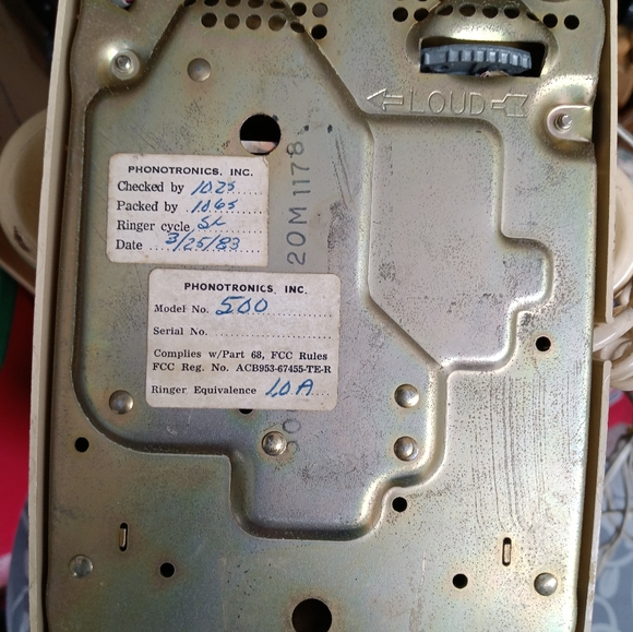 Rotary Desk Phone. Model 500 - Picture 2 of 2